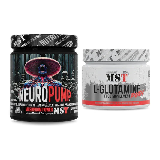 MST Trainings-Set: NeuroPump 540g (Red Apple) + Glutamine – alle enthaltenen Artikel