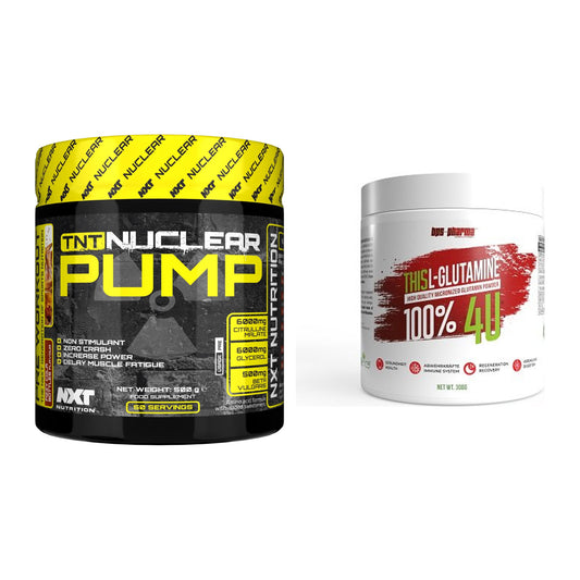 Trainings-Set: NXT Nutrition TNT Nuclear + BPS-Pharma This Glutamin – alle enthaltenen Artikel