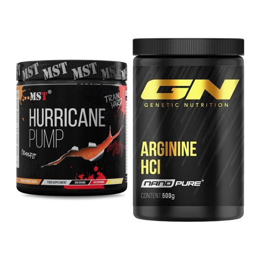 Trainings-Set: MST Hurricane Pump + GN Arginine HCL Nano Pure – alle enthaltenen Artikel