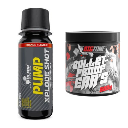 Trainings-Set: Olimp Pump Xplode Shot + Big Zone Bulletproof EAA's – alle enthaltenen Artikel