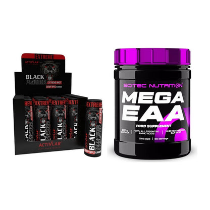 Trainings-Set: Activlab Black Panther Extreme + Scitec Mega EAA – alle enthaltenen Artikel