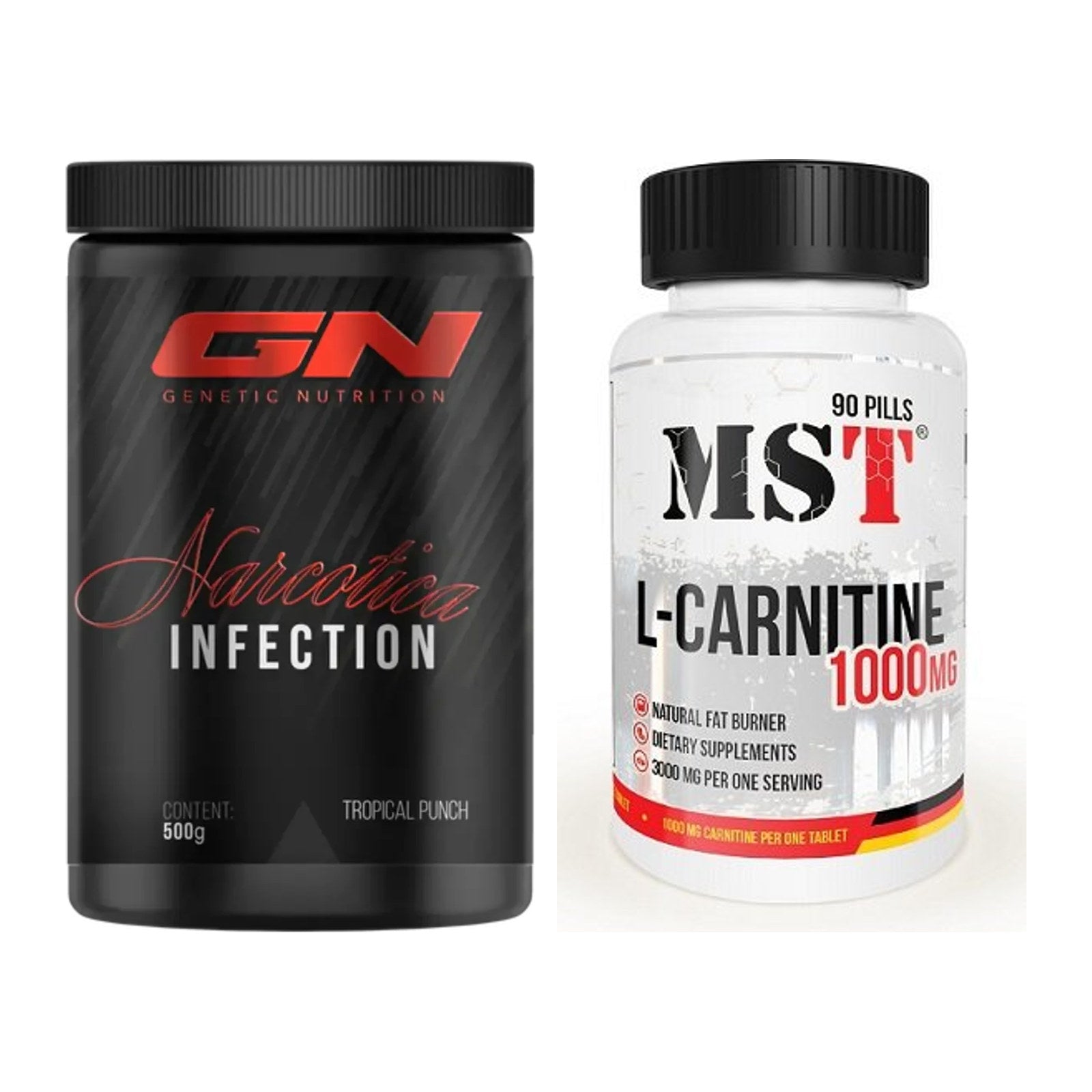 Trainings-Set: GN Narcotica Infection + MST L-Carnitine 1000 (90 – alle enthaltenen Artikel