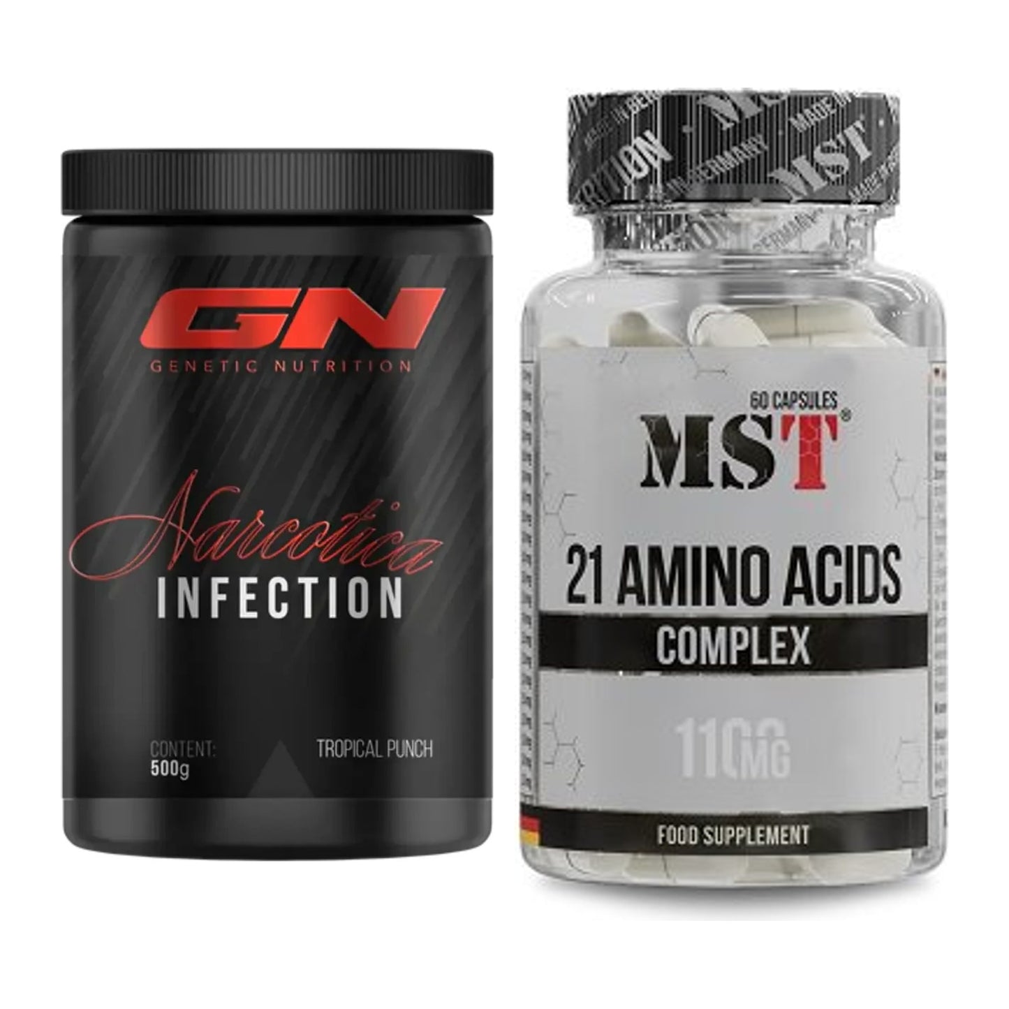 Trainings-Set: GN Narcotica Infection + MST 21 Amino Acids – alle enthaltenen Artikel