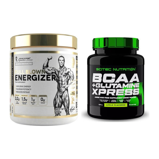 Trainings-Set: Kevin Levrone Full Blown + Scitec BCAA+ Glutamine – alle enthaltenen Artikel