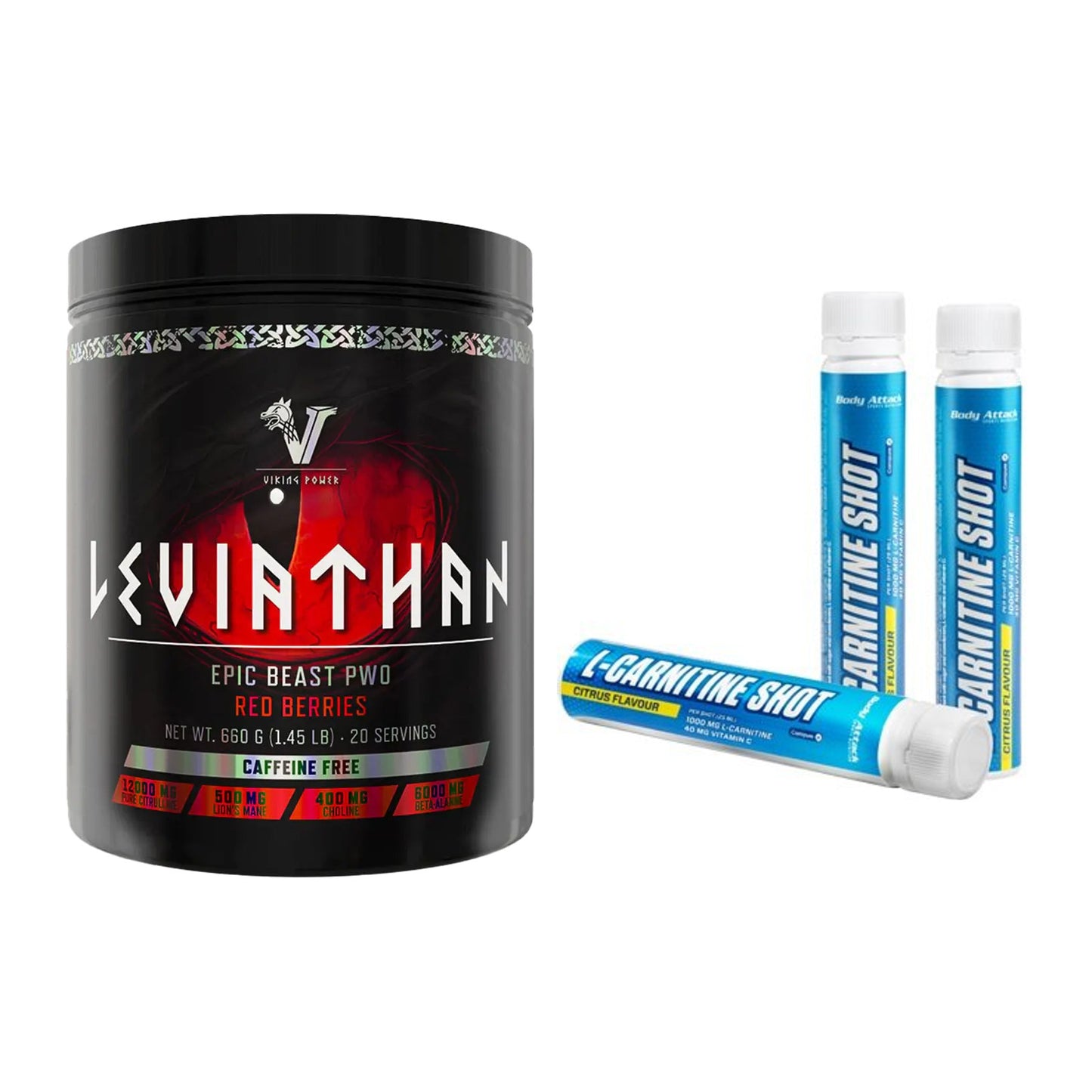Trainings-Set: Viking Power Leviathan + Body Attack L-Carnitine – alle enthaltenen Artikel