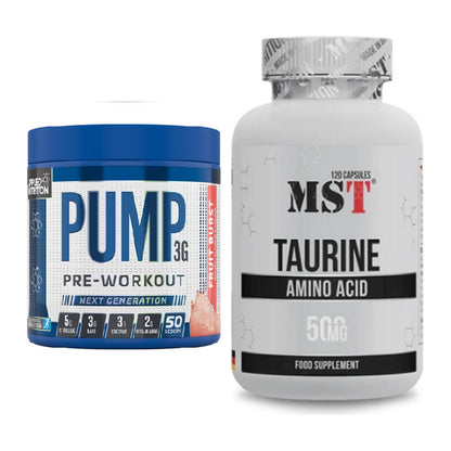 Trainings-Set: Applied Nutrition Pump + MST Taurine – alle enthaltenen Artikel
