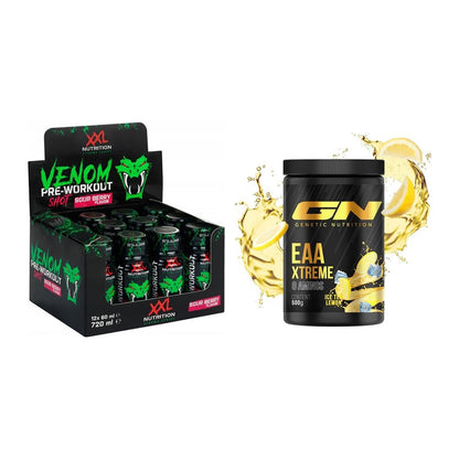 Trainings-Set: XXL Nutrition Venom Shot + GN EAA Xtreme – alle enthaltenen Artikel