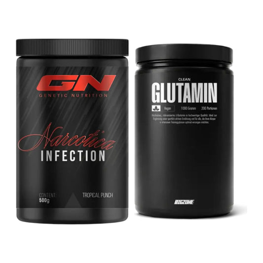 Trainings-Set: GN Narcotica Infection + Big Zone Glutamin – alle enthaltenen Artikel