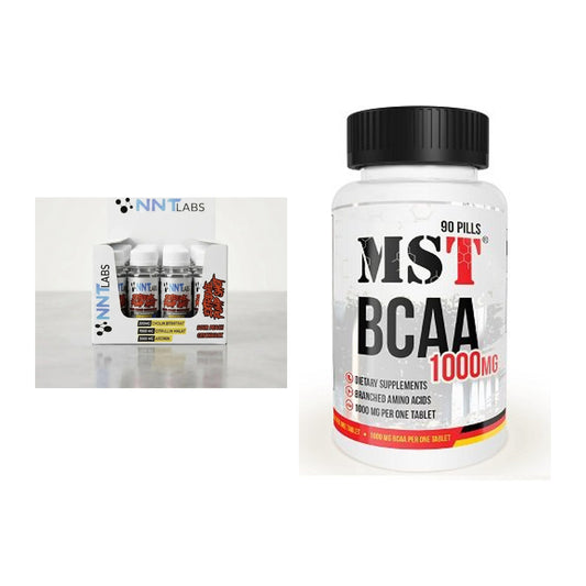 Trainings-Set: NNT Extreme Pump Shot + MST BCAA 1000 (90 Tabl.) – alle enthaltenen Artikel