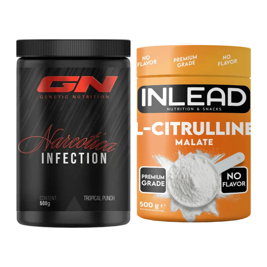 Træningssæt: GN Narcotica Infection + INLEAD L-Citrulline Malate 2:1 - alle varer inkluderet