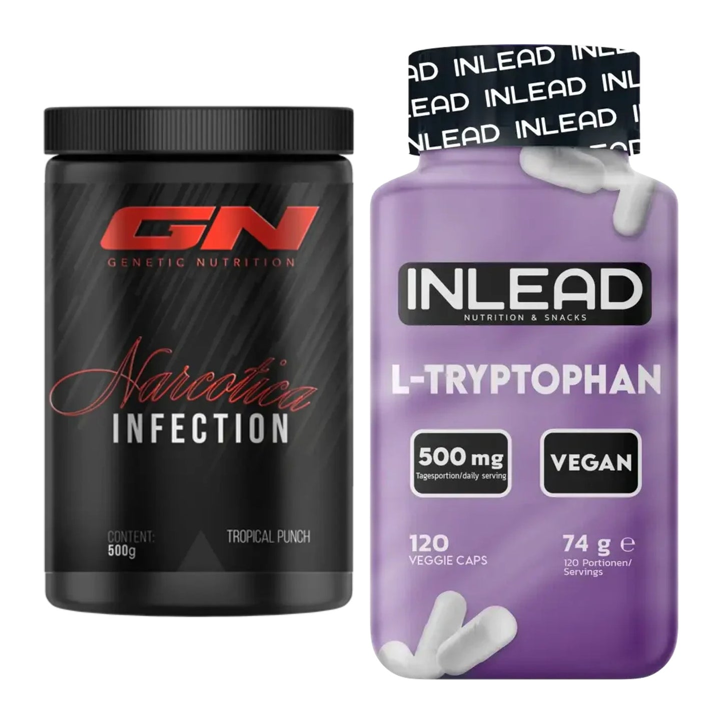 Trainings-Set: GN Narcotica Infection + INLEAD L-Tryptophan 500mg – alle enthaltenen Artikel