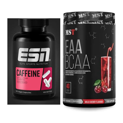 Trainings-Set: ESN Caffeine Caps + MST EAA & BCAA – alle enthaltenen Artikel