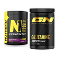Trainings-Set: Nutrend N1 Preworkout + GN Nano Pure Glutamine – alle enthaltenen Artikel