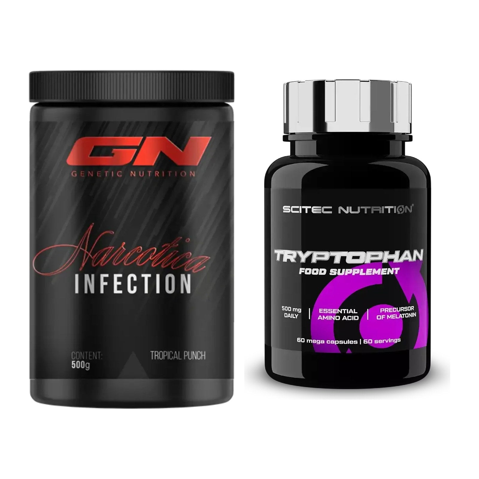 Trainings-Set: GN Narcotica Infection + Scitec Tryptophan – alle enthaltenen Artikel