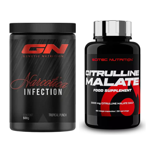 Trainings-Set: GN Narcotica Infection + Scitec Citrulline Malate – alle enthaltenen Artikel