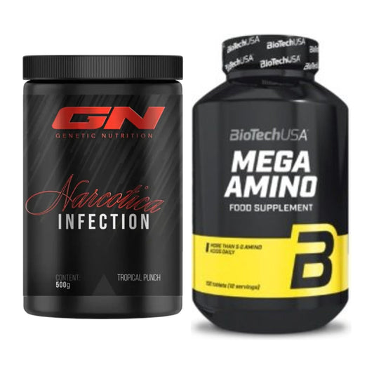 Trainings-Set: GN Narcotica Infection + BioTech Mega Amino – alle enthaltenen Artikel