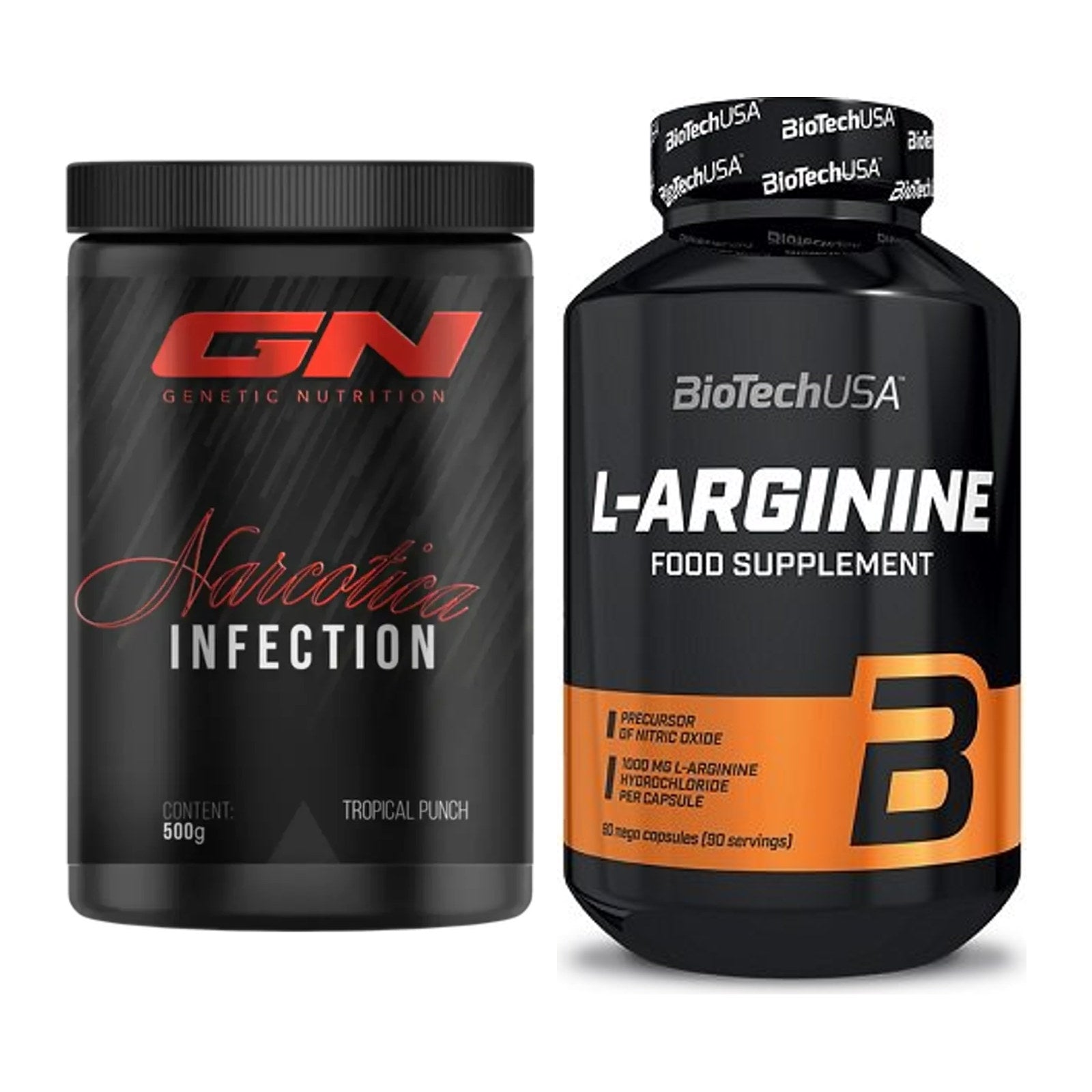Trainings-Set: GN Narcotica Infection + BioTech L-Arginine – alle enthaltenen Artikel