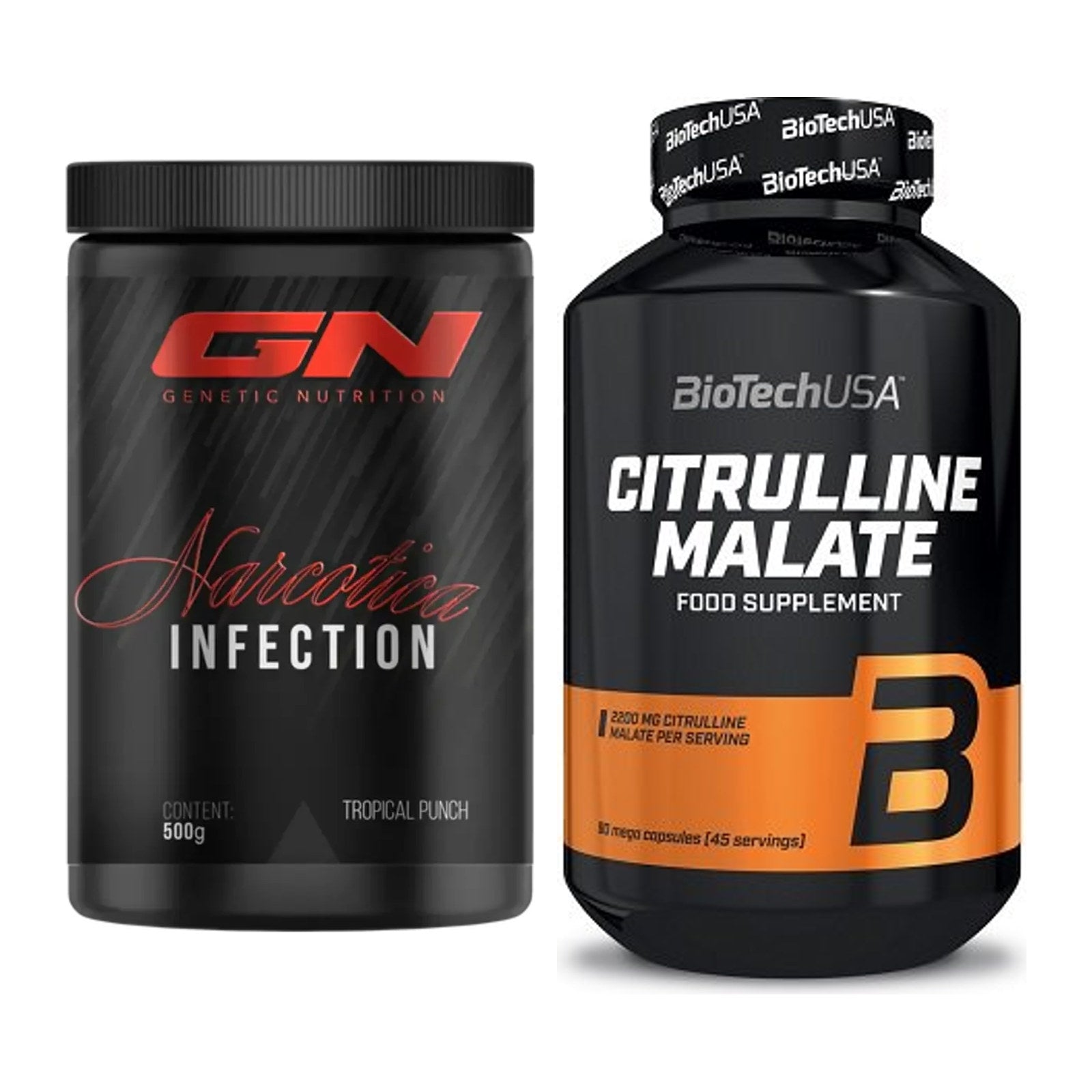 Trainings-Set: GN Narcotica Infection + BioTech Citrulline Malate – alle enthaltenen Artikel