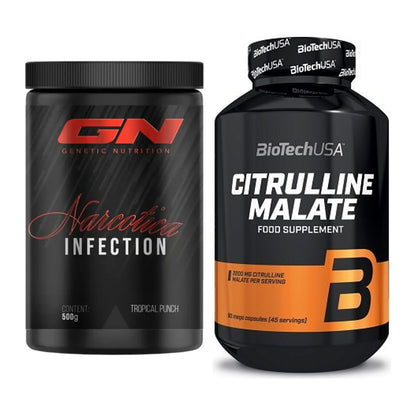 Trainings-Set: GN Narcotica Infection + BioTech Citrulline Malate – alle enthaltenen Artikel