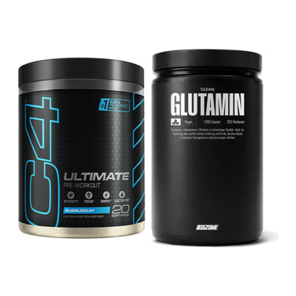Trainings-Set: Cellucor C4 ULTIMATE 20 Serv. + Big Zone Glutamin – alle enthaltenen Artikel