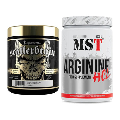 Trainings-Set: Kevin Levrone Scatterbrain + MST Arginine HCL – alle enthaltenen Artikel