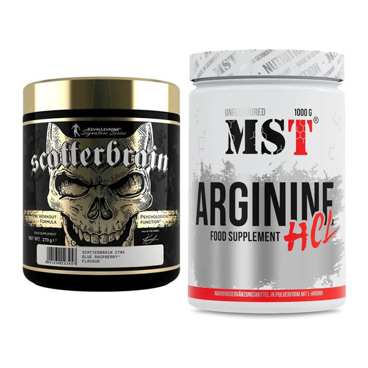 Trainings-Set: Kevin Levrone Scatterbrain + MST Arginine HCL – alle enthaltenen Artikel