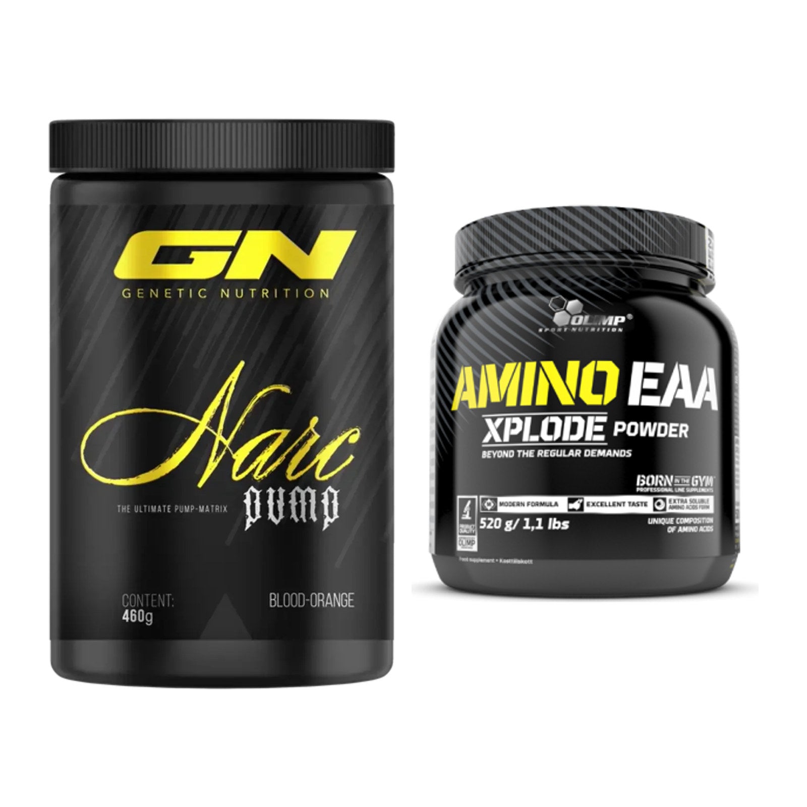 Trainings-Set: GN Narc Pump + Olimp Amino EAA Xplode- 520g – alle enthaltenen Artikel