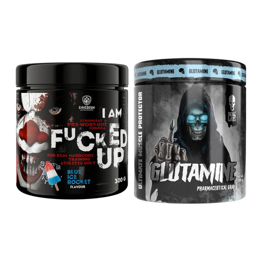 Trainings-Set: Swedish Supplements Fucked Up + Skull Labs Glutamine – alle enthaltenen Artikel