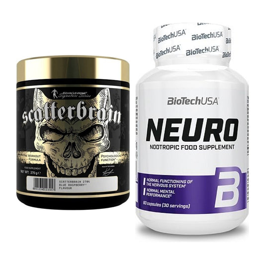 Trainings-Set: Kevin Levrone Scatterbrain + BioTech Neuro – alle enthaltenen Artikel