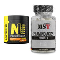 Trainings-Set: Nutrend N1 Preworkout 255g NEU + MST 21 Amino Acids – alle enthaltenen Artikel