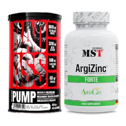 Trainings-Set: BAD ASS Pump + MST ArgiZinc Forte – alle enthaltenen Artikel