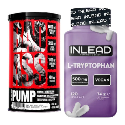 Trainings-Set: BAD ASS Pump + INLEAD L-Tryptophan 500mg – alle enthaltenen Artikel