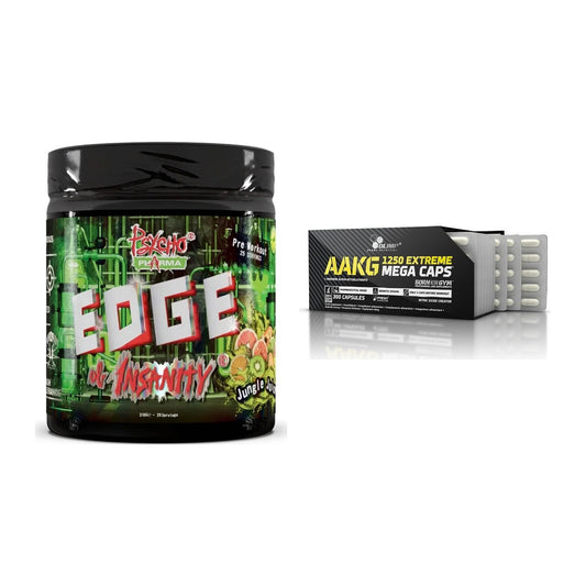 Trainings-Set: Psycho Pharma Edge + Olimp AAKG Extreme Mega – alle enthaltenen Artikel