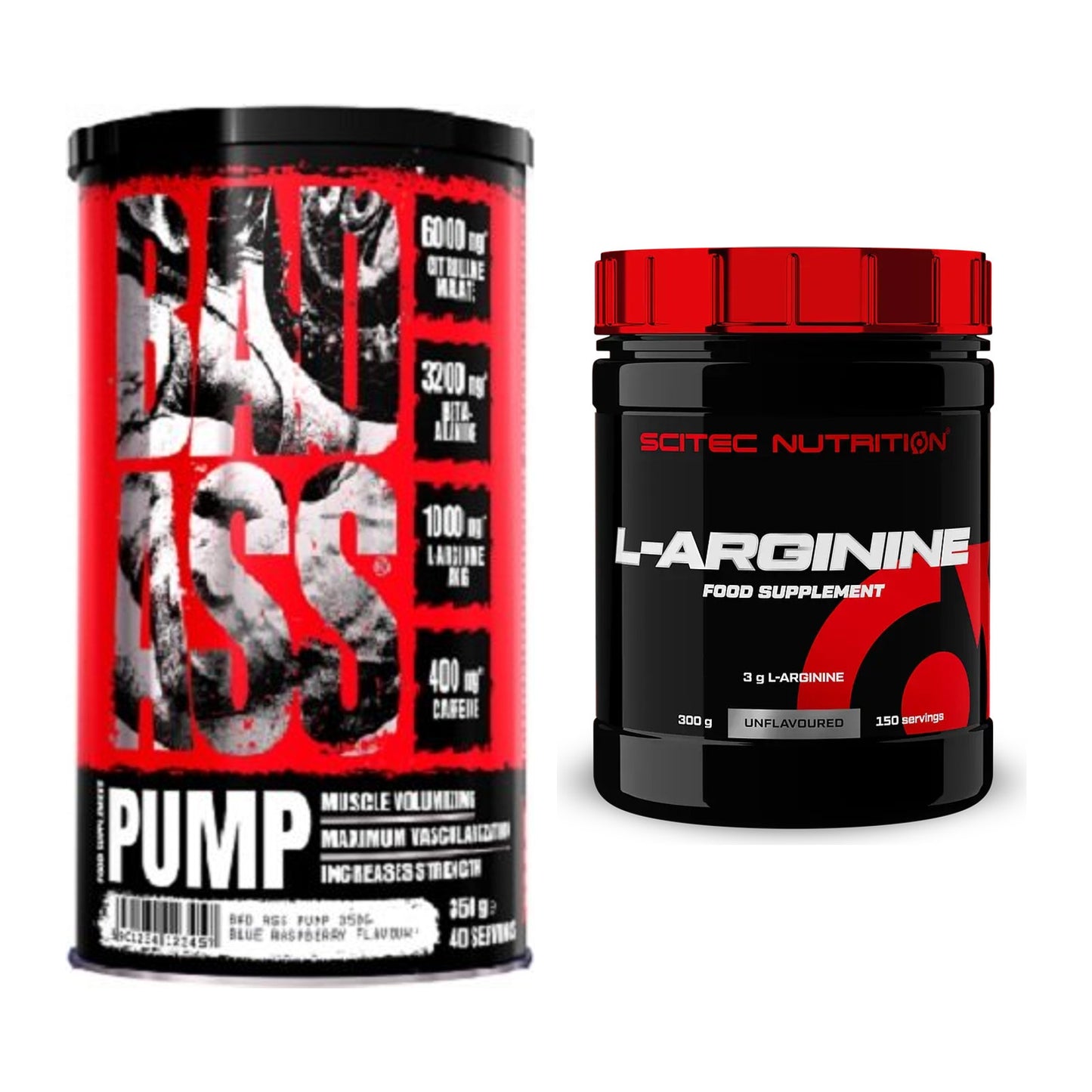 Trainings-Set: BAD ASS Pump + Scitec Arginin – alle enthaltenen Artikel