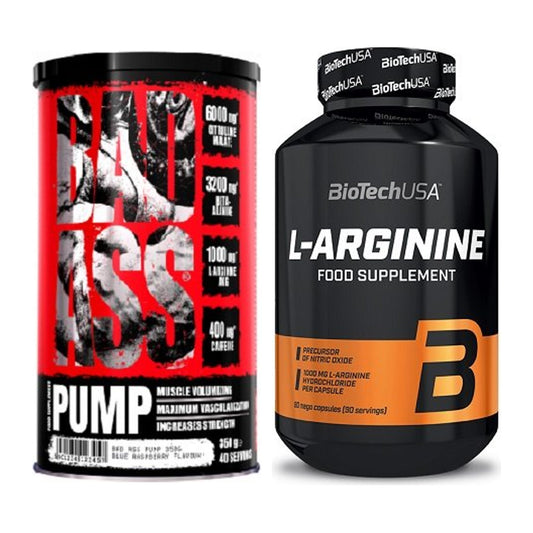Trainings-Set: BAD ASS Pump + BioTech L-Arginine – alle enthaltenen Artikel