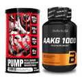 Trainings-Set: BAD ASS Pump + BioTech AAKG 1000mg 100 Tabl. – alle enthaltenen Artikel