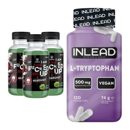 Trainings-Set: Swedish Supplements Fucked + INLEAD L-Tryptophan 500mg – alle enthaltenen Artikel