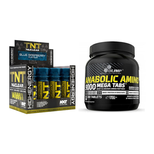 Trainings-Set: NXT Nutrition TNT Nuclear + Olimp Anabolic Amino 9000 – alle enthaltenen Artikel