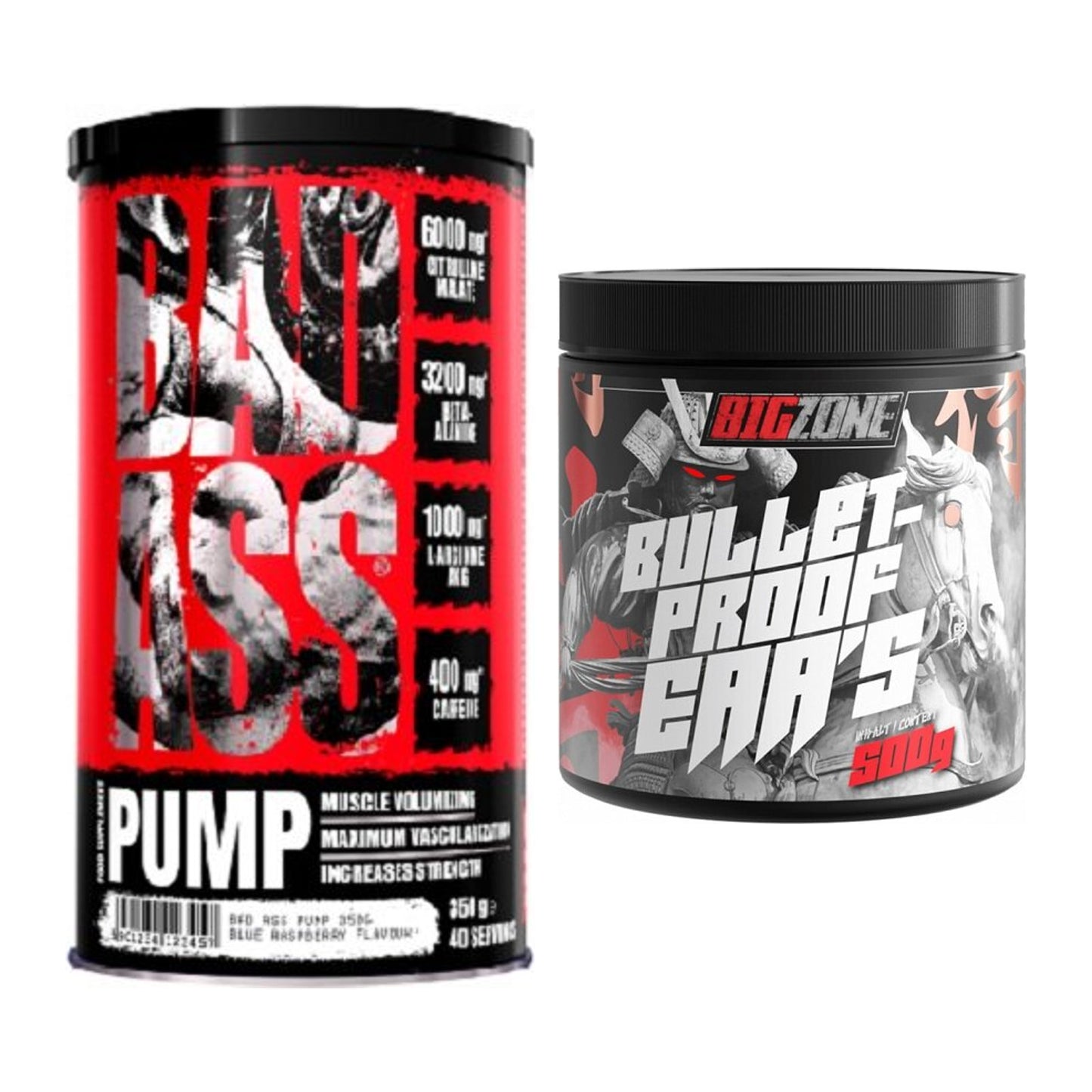 Trainings-Set: BAD ASS Pump + Big Zone Bulletproof EAA's – alle enthaltenen Artikel