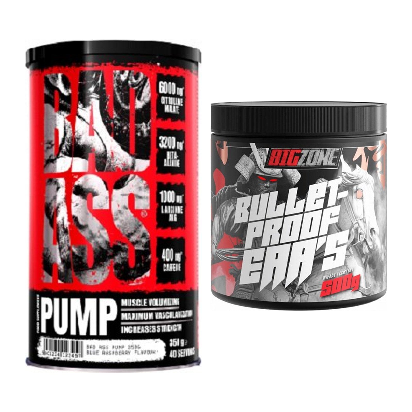 Trainings-Set: BAD ASS Pump + Big Zone Bulletproof EAA's – alle enthaltenen Artikel