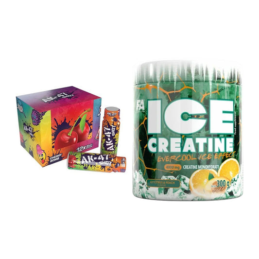 Trainings-Set: AK47 Labs AK47 Shots + FA Nutrition ICE Creatine – alle enthaltenen Artikel