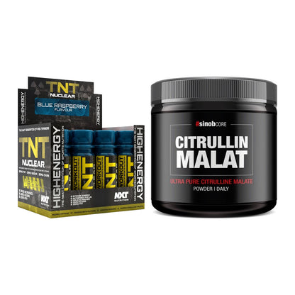 Trainings-Set: NXT Nutrition TNT Nuclear + Sinob Core L-Citrullin – alle enthaltenen Artikel