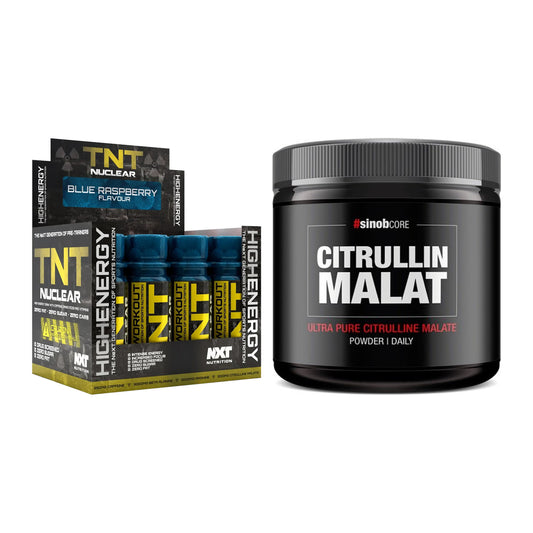 Trainings-Set: NXT Nutrition TNT Nuclear + Sinob Core L-Citrullin – alle enthaltenen Artikel