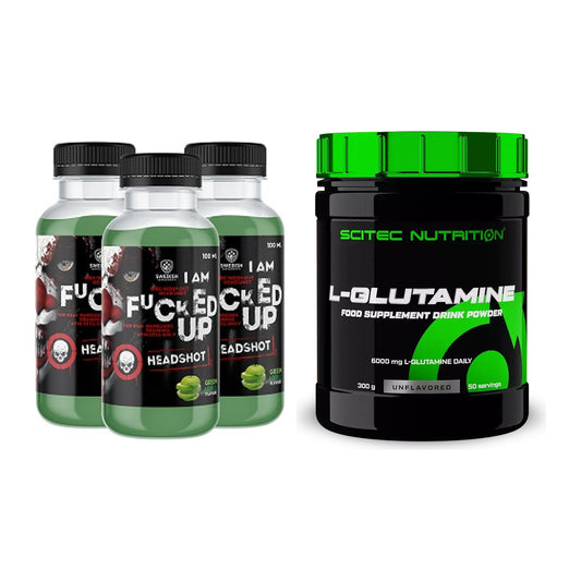 Trainings-Set: Swedish Supplements Fucked Up + Scitec L-Glutamin – alle enthaltenen Artikel