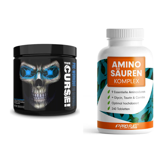 Treningssett: JNX Sports The Curse! + ProFuel Amino Acid Complex 240 – alle varer inkludert