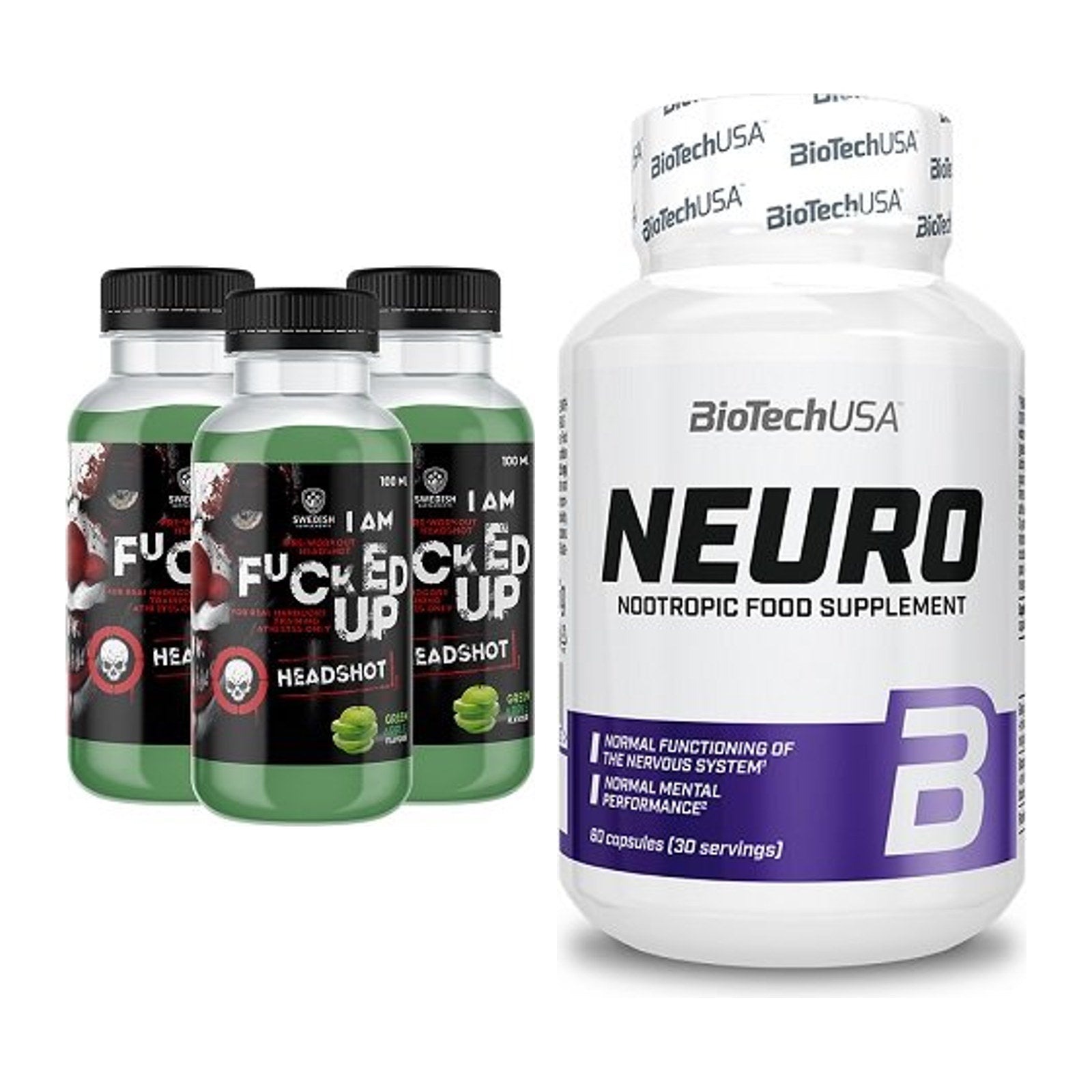 Trainings-Set: Swedish Supplements Fucked Up + BioTech Neuro – alle enthaltenen Artikel