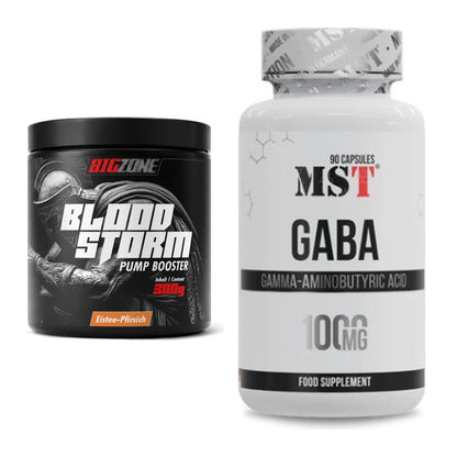 Trainings-Set: Big Zone Bloodstorm 2.0 + MST GABA 1000mg – alle enthaltenen Artikel