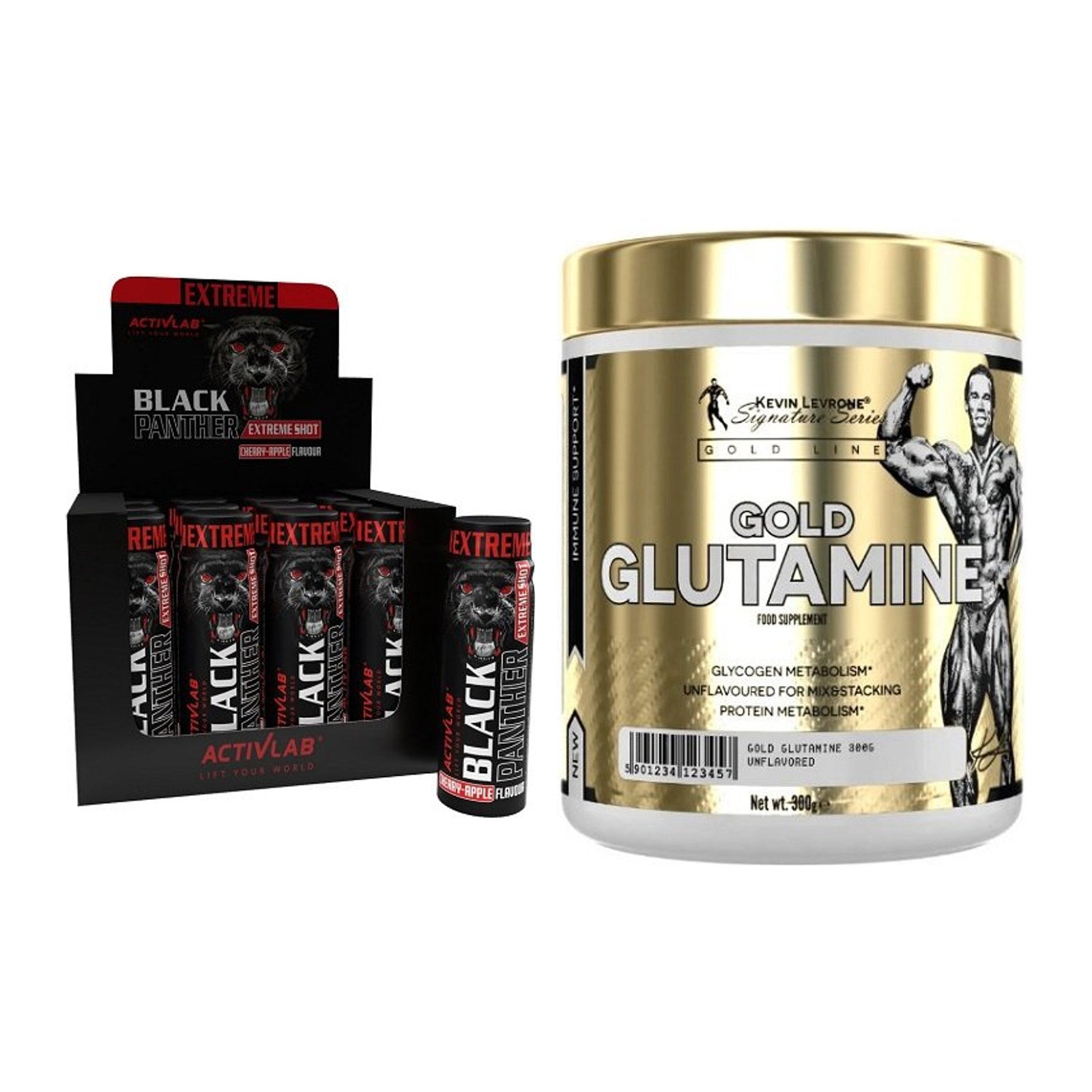 Trainings-Set: Activlab Black Panther + Kevin Levrone GOLD – alle enthaltenen Artikel