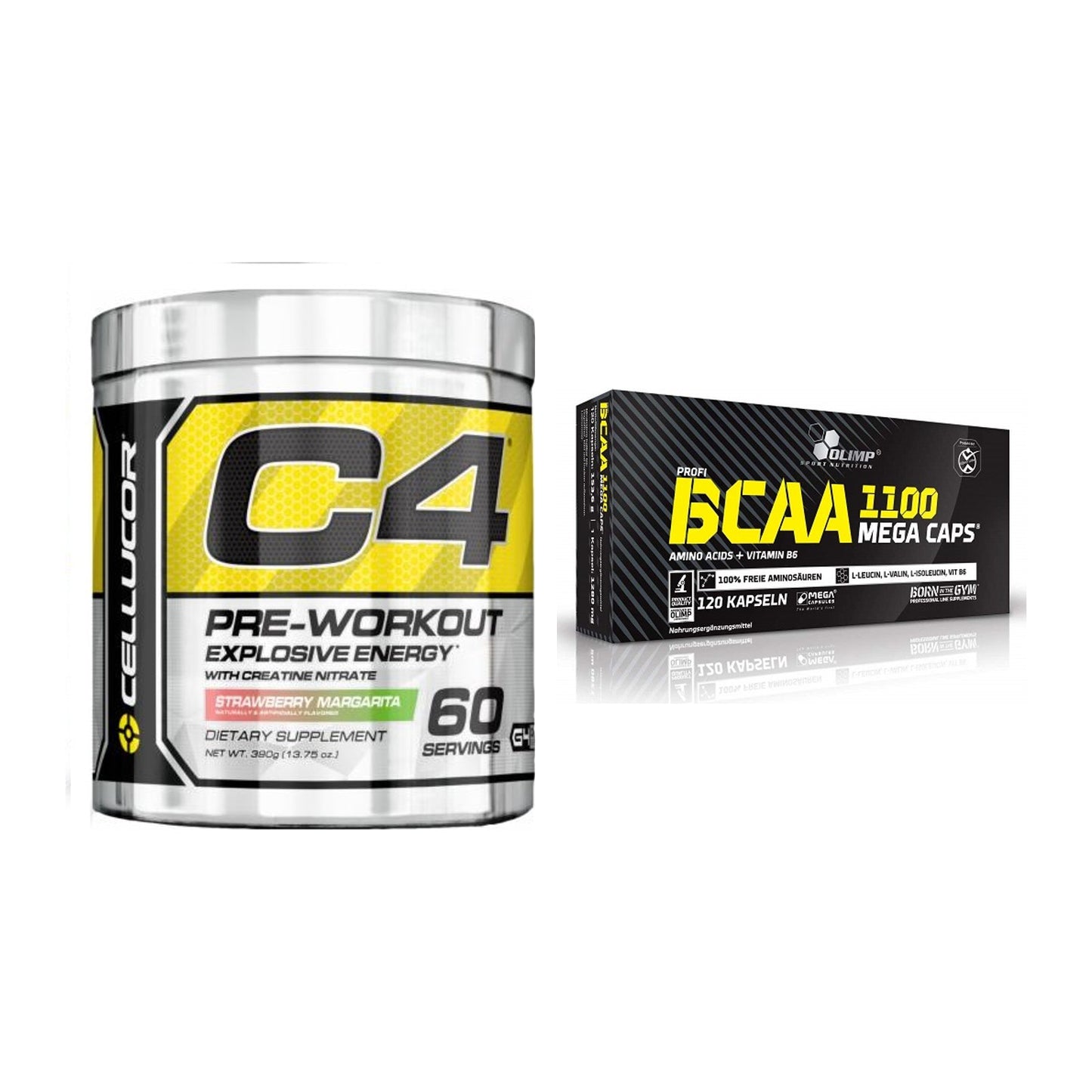 Trainings-Set: Cellucor C4 Original 60 Serv. + Olimp BCAA Mega Caps – alle enthaltenen Artikel