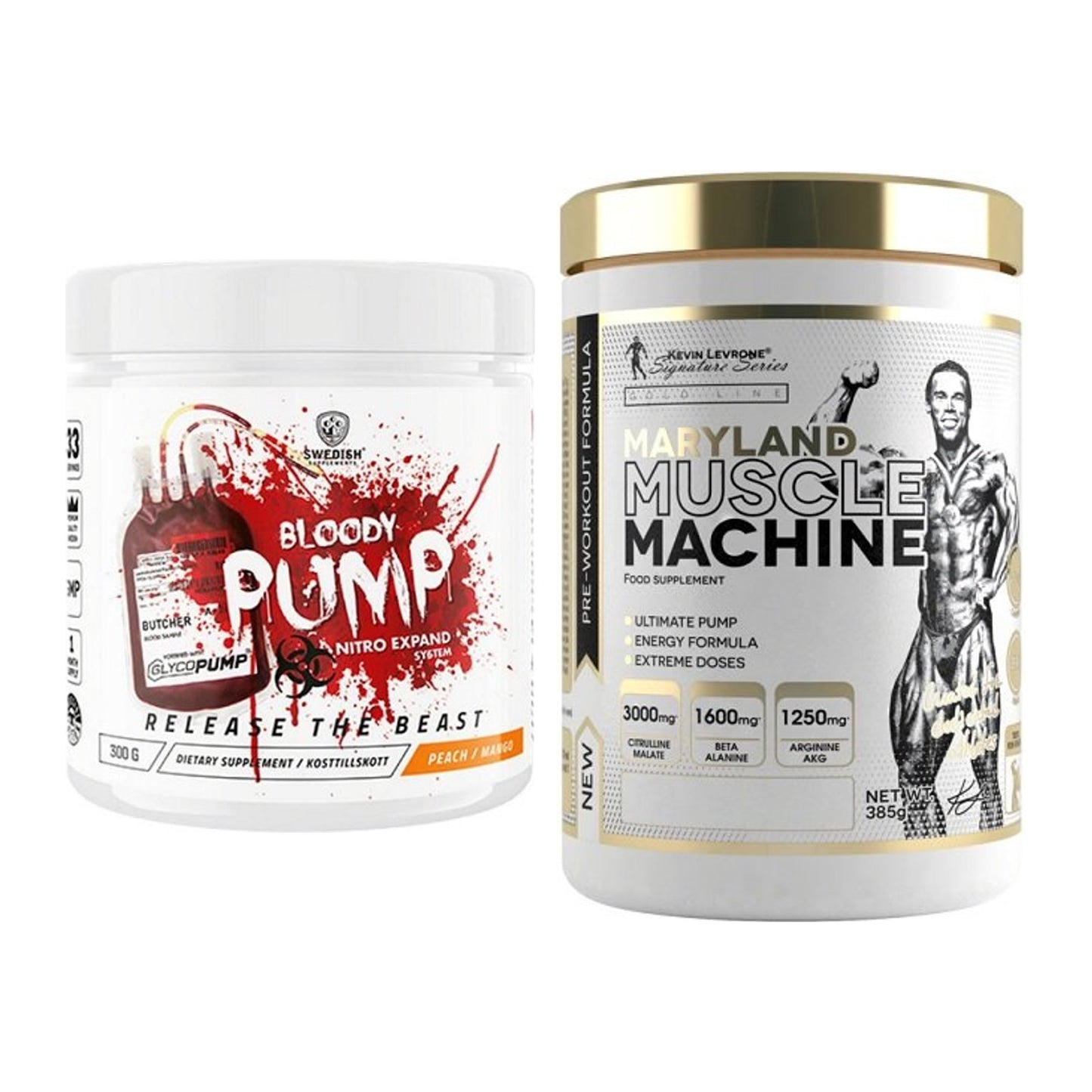 Trainings-Set: Swedish Supplements Bloody + Kevin Levrone Maryland – alle enthaltenen Artikel
